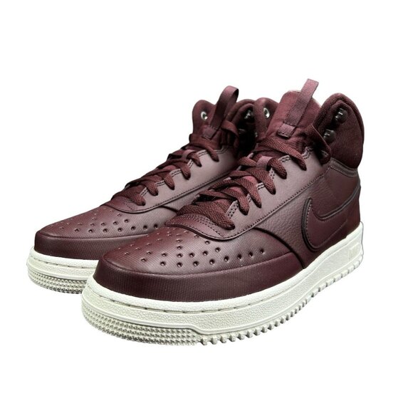 Nike Court Vision Mid Winter Burgundy Crush Shoes DR7882-600 Men's Sizes 9 - 13 - Picture 6 of 9